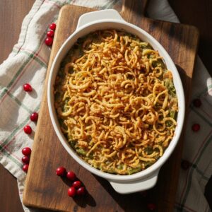classic green bean casserole featured