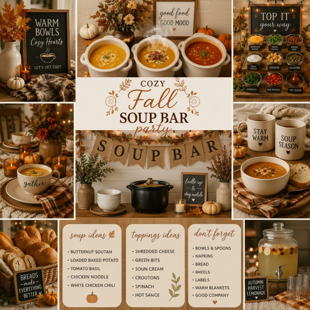 The Ultimate Autumn Soup Buffet: Ideas for Easy Fall Hosting 1 The Ultimate Autumn Soup Buffet: Ideas for Easy Fall Hosting