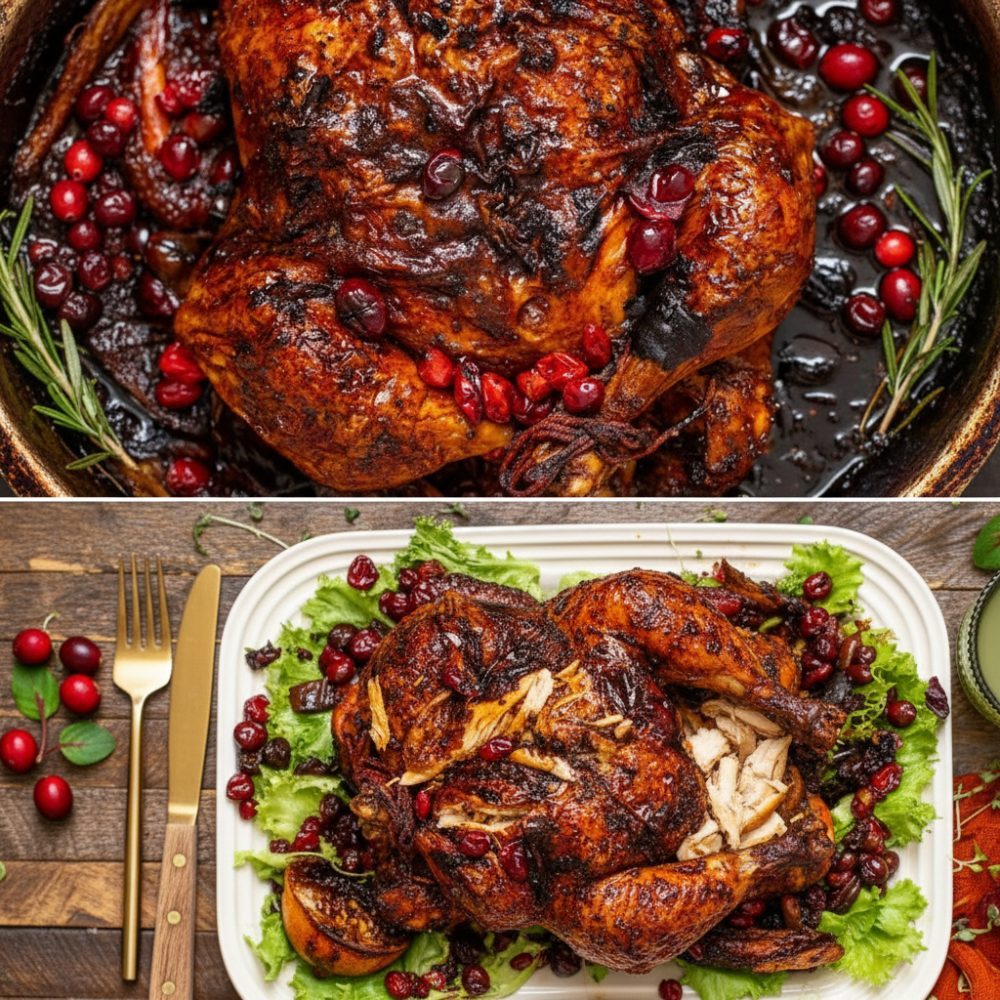 Cranberry Maple Roast Chicken: Sweet-Tart Holiday Centerpiece 1 cranberry maple roast chicken featured 1791728668177 1