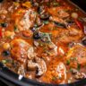 Easy Crockpot Chicken Cacciatore Recipe (Slow Cooker)