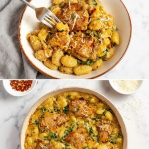 30-Minute Creamy Chicken and Gnocchi Skillet (Gluten-Free)