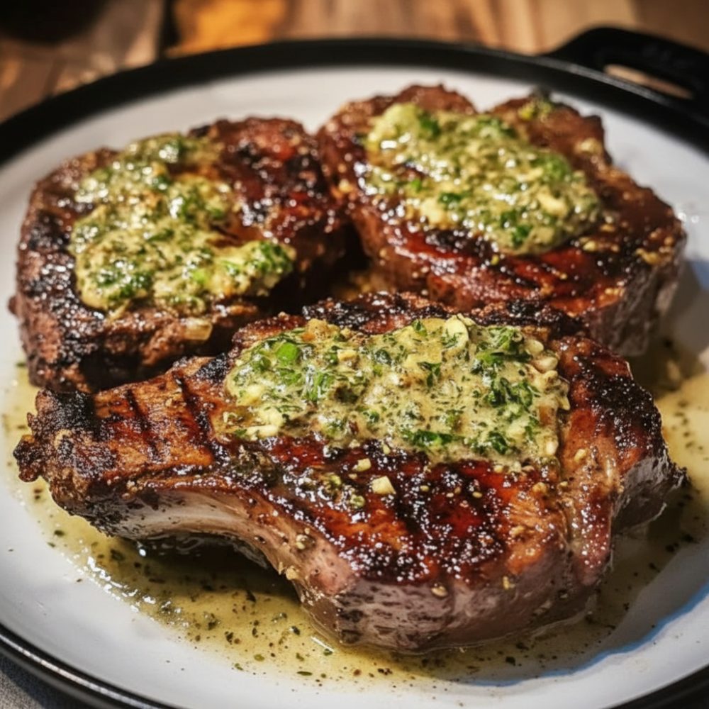 Perfect Grilled Ribeye with Garlic Butter 1 grilled ribeyes with herbed garlic butter featured 1777332249515