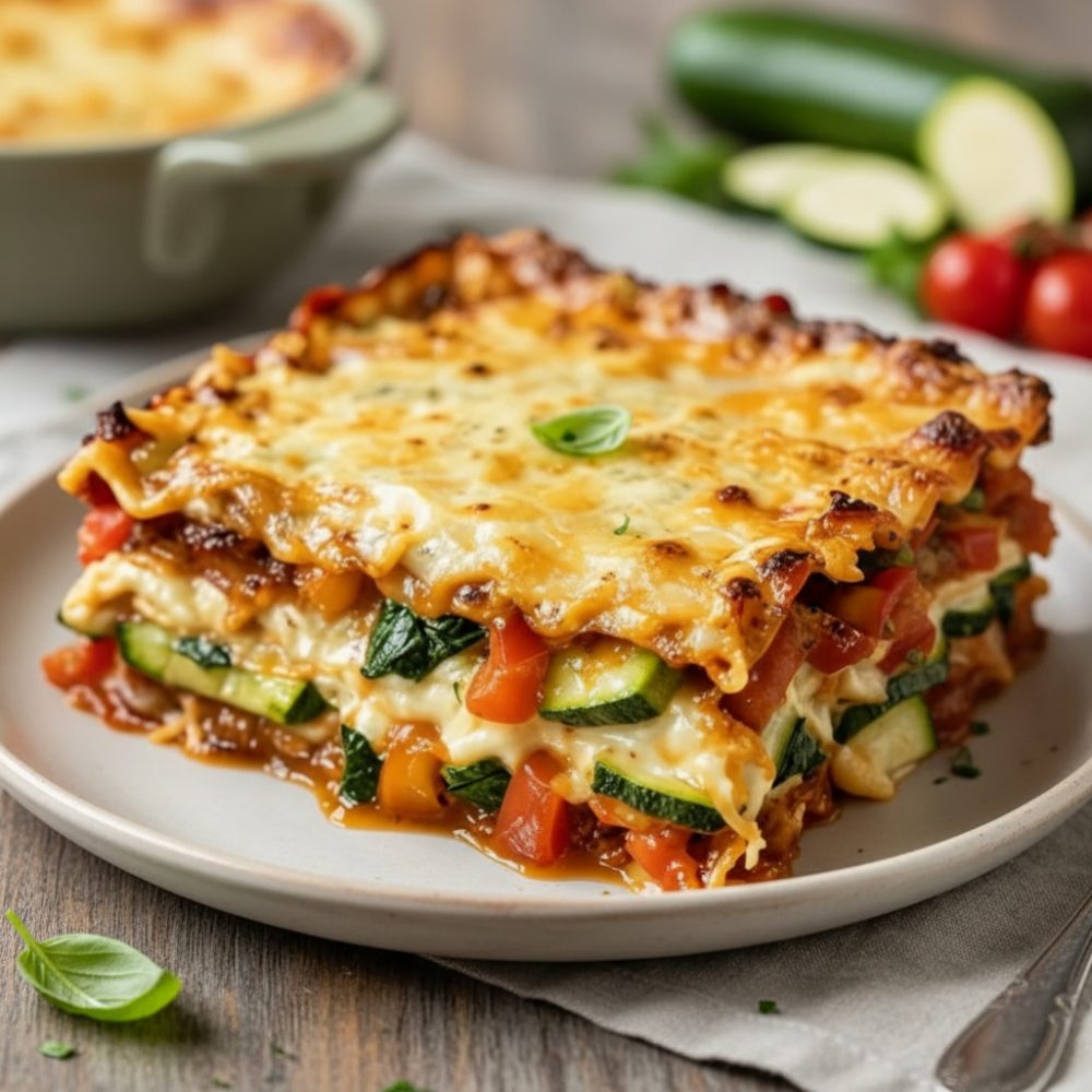 healthy creamy veggie lasagna featured 1775634867917