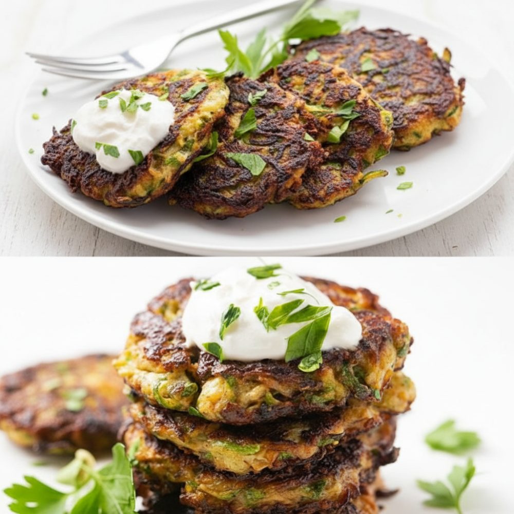 keto low carb zucchini fritters featured 1785513279099
