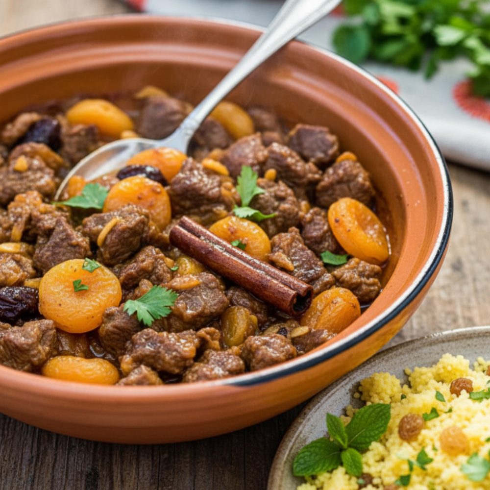 Moroccan Lamb Tagine Recipe (Easy & Authentic) 1 lamb tagine featured 1777283716398