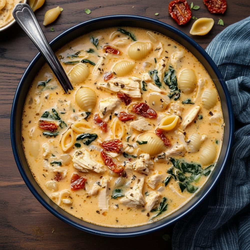 Marry Me Chicken Soup: Creamy Sun-Dried Tomato Recipe