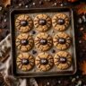 Easy Peanut Butter Spider Cookies for Halloween
