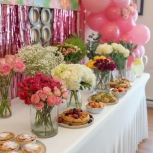 Stunning Pink Homecoming Party Theme: Brunch & Bouquets 4 Stunning Pink Homecoming Party Theme: Brunch & Bouquets