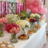 Stunning Pink Homecoming Party Theme: Brunch & Bouquets