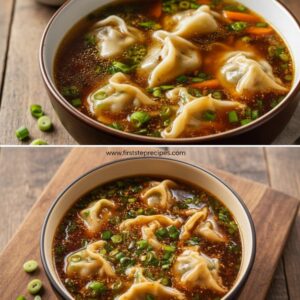 15-Minute Beef Dumpling Broth Bowl | Quick & Easy Comfort