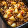 Hearty Slow Cooker Cowboy Casserole (Easy Beef Recipe)