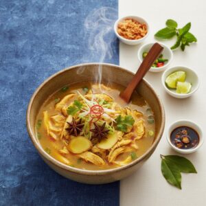 Authentic Thai Curried Chicken Soup: A Spicy Coconut Recipe