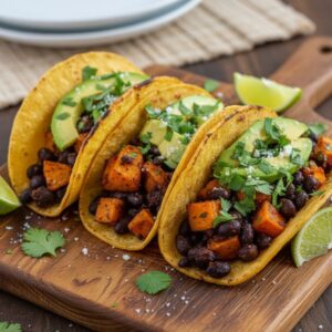 vegan sweet potato black bean tacos featured 1776945305691